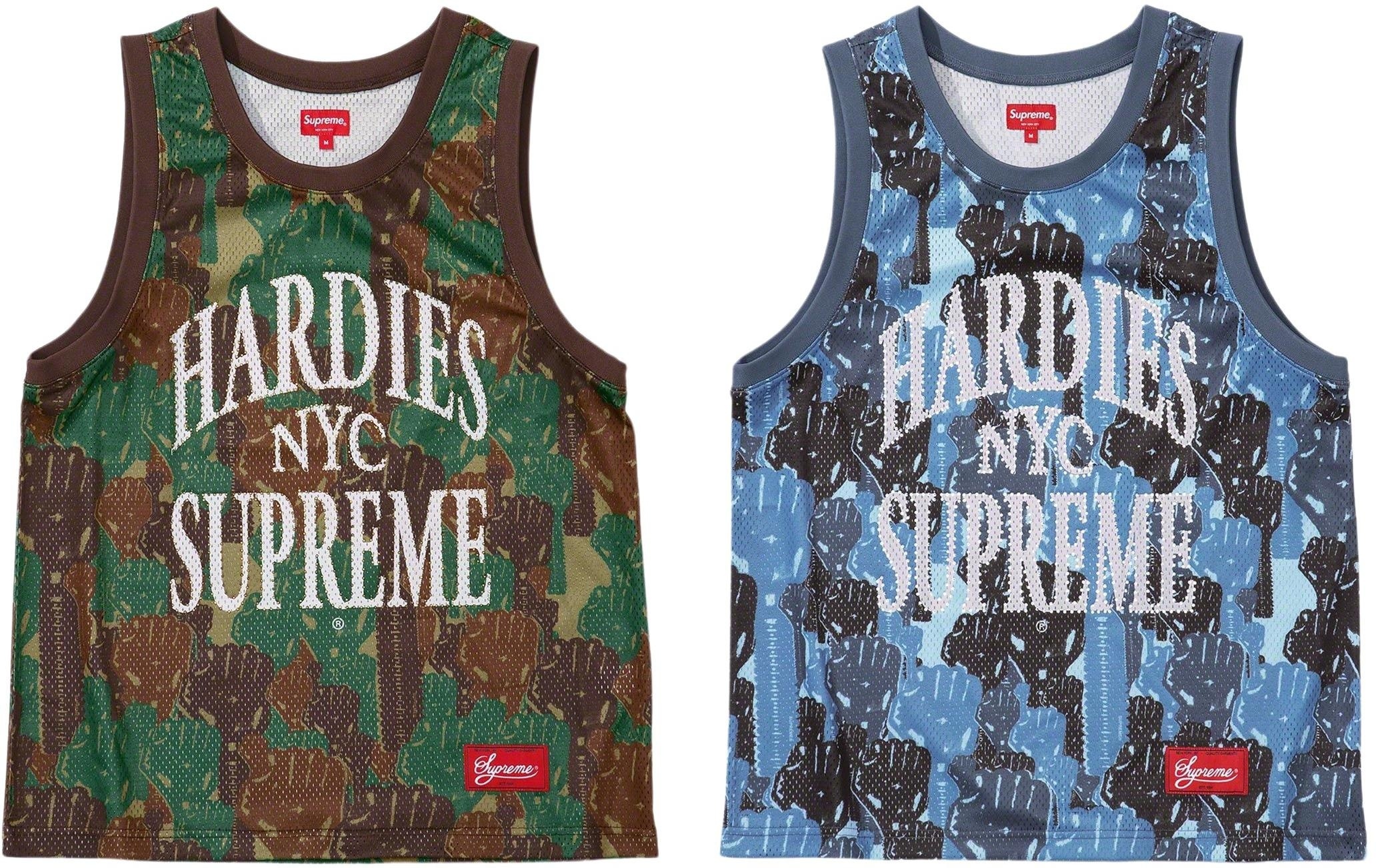 Supreme/Hardies Camo Basketball Jersey